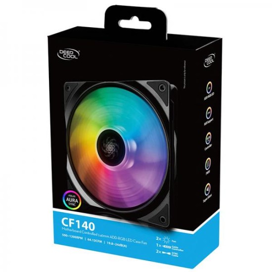  Deepcool CF140 2 In 1 ARGB -Dual Pack